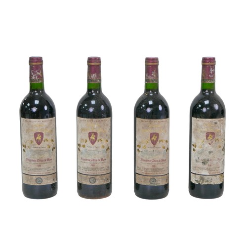 118 - Vintage wine: a mixed parcel of Bordeaux red wine, comprising three bottles of Chateau Tour Saint Ge... 