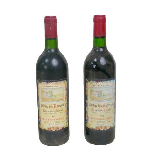 120 - Vintage wine: a mixed parcel of Bordeaux Lalande de Pomerol red wine, comprising three bottles of Ch... 