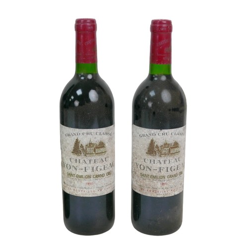 144 - Vintage wine: a mixed parcel of Grand Cru Saint Emilion red wine, comprising two bottles of Chateau ... 