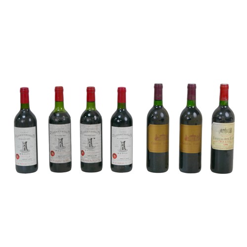 121 - Vintage wine: a mixed parcel of red wine, comprising two bottles of Chateau Fonreaud Listrac-Medoc 1... 