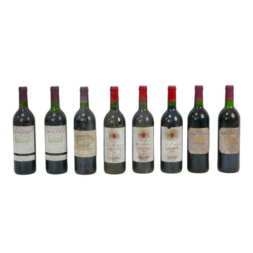 125 - Vintage wine: a mixed parcel of Haut-Medoc red wine, comprising two bottles Chateau Haut-Duriez  199... 