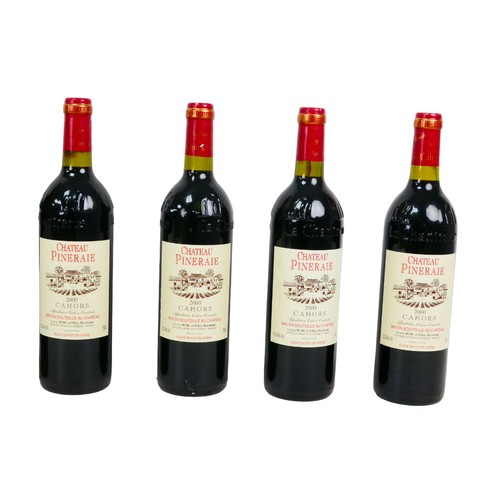 133 - Vintage wine: a mixed parcel of red wine, comprising three bottles of Chateau d'Anglars Cahors 1995,... 