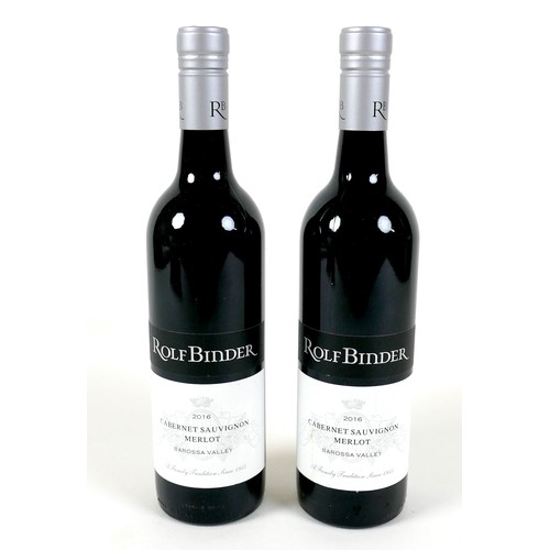 114 - Vintage Wine: two bottles of Rolf Binder Cabernet Sauvignon Merlot, 2016. (2)