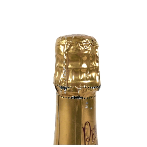 148 - A bottle of Perrier-Jouët Champagne, Belle Epoque, Brut, 1996, U: 1cm inverted.