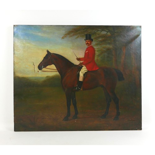 177 - A. S. Bishop (British, fl. 1874-1889): horses and riders, two Victorian oils on canvas, both signed ... 