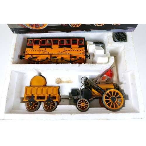 93 - A Hornby model of Stephenson's Rocket, 3½ inch gauge model, boxed.