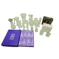 A collection of assorted crystal glass, including a set of six Edinburgh Crystal wine goblets, with ... 
