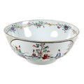 A Chinese Qing Dynasty, 18th century, famille rose porcelain bowl, polychrome enamel decorated with ... 