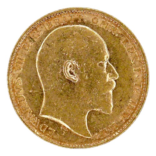 172 - An Edward VII gold sovereign, 1903, Melbourne, Australia Mint.