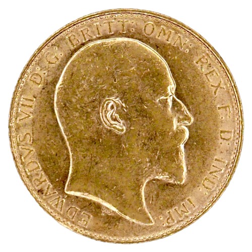 174 - An Edward VII gold sovereign, 1910.