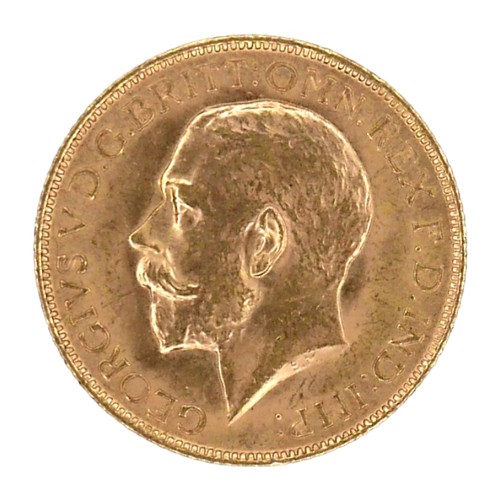 184 - A George V gold sovereign, 1913.