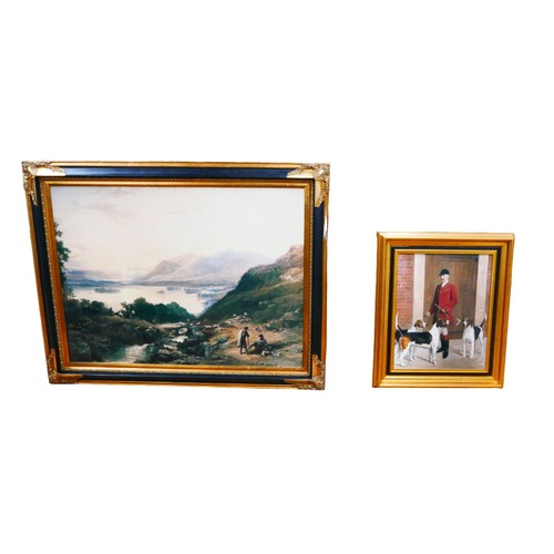 153 - A Brookpace oleograph style print after John Collier (British, 1850-1934): Master of the Meynell Hun... 