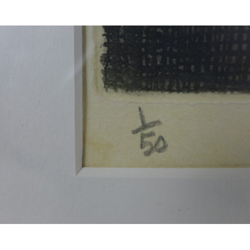 159 - Valerie Thornton (British, 1931-1991): a limited edition architectural study, coloured etching on pa... 