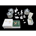 A collection of Swarovski crystal and other ornaments, comprising twelve assorted Swarovski ornament... 