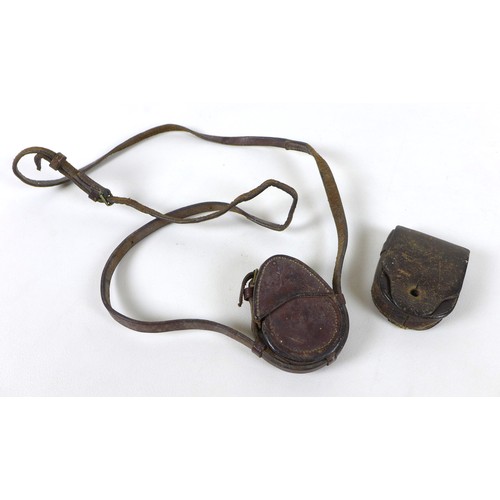 106 - Two military compasses, comprising a 1917 WWI Verners Marching Compass, No 97506, with D. Stocks Edi... 