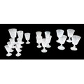 A collection of fifteen Stuart crystal glasses, including a set six liqueur glasses and another set ... 