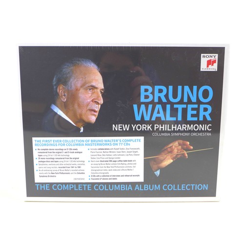 127 - Bruno Walter: The Complete Columbia Album Collection, 77 CDs, sealed.