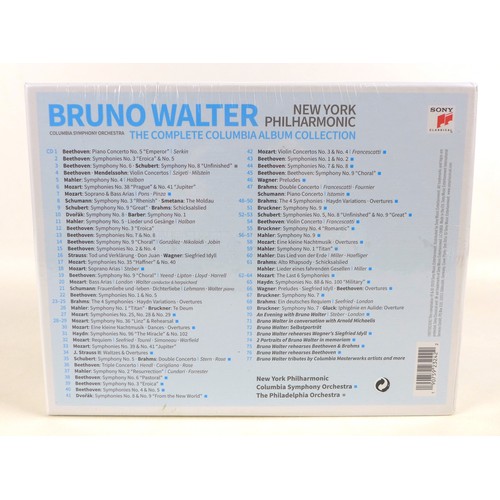127 - Bruno Walter: The Complete Columbia Album Collection, 77 CDs, sealed.