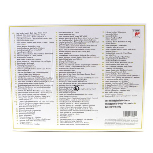 129 - Eugene Ormandy: 'The Columbia Legacy' with the Philadelphia orchestra, 120 CDs, sealed.