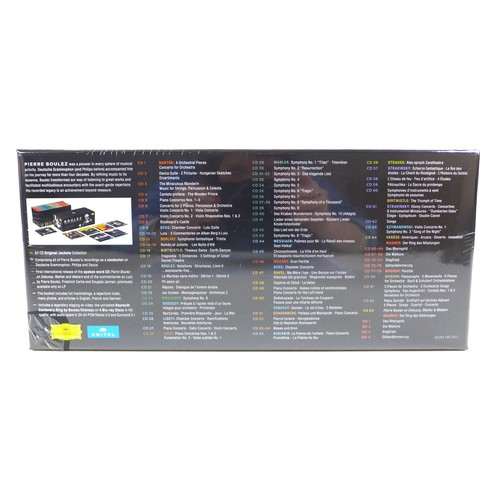 126 - Boulez The Conductor: Complete Recordings, 83 CDs plus 4 Blu-Ray discs, in presentation box, sealed.