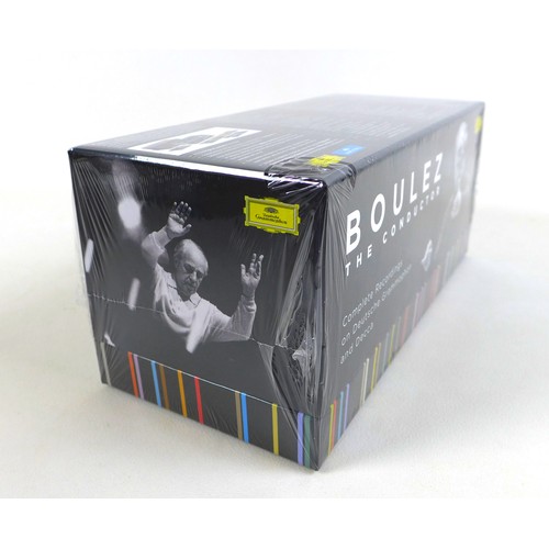 126 - Boulez The Conductor: Complete Recordings, 83 CDs plus 4 Blu-Ray discs, in presentation box, sealed.