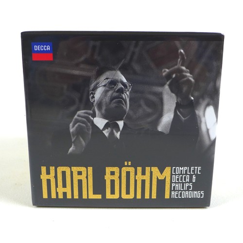 120 - Karl Bohm: Complete Decca & Philips recordings, 26 CD boxset with 4 Blu-Ray discs, sealed.