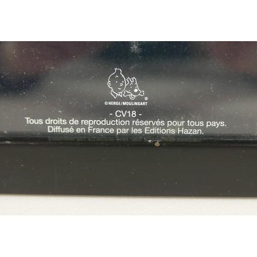 160 - A vintage French poster, Les Aventures de Tintin, Coke en Stock, published by Editions Hazan, Herge-... 