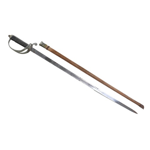 107 - A George VI style ceremonial dress sword, blade inscribed 'Artillery', blade length 88cm, overall sw... 