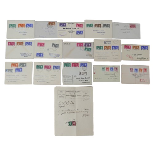 73 - A collection of world stamps, including a large collection of 1937 Coronation commonwealth omnibus i... 