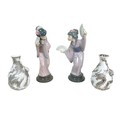 A collection of oriental Lladro pieces, including 'Madame Butterfly' figurine, 4991, 30cm high, 'Tim... 