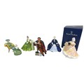 A collection of Royal Doulton figurines, comprising 'Ascot', HN2356, 'Belle', HN2340, 'Secret Though... 