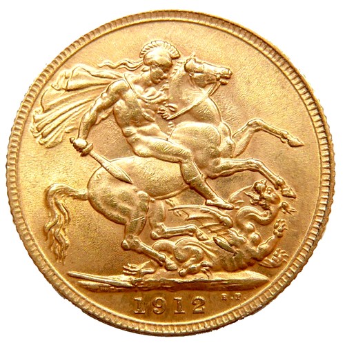 84 - A George V gold sovereign, 1912.