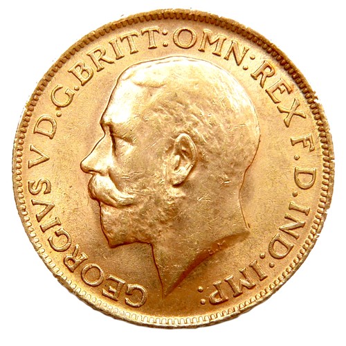 85 - A George V gold sovereign, 1913.