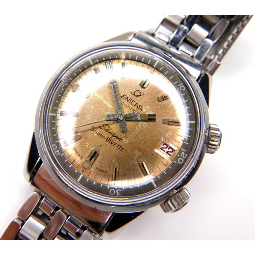 135 - A vintage Enicar Automatic Sherpa Super-Divette stainless steel gentleman's wristwatch, circa 1960, ... 