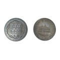 Two Victorian Oxford University silver medallions, one a Classic award from Magdalen College, dated ... 