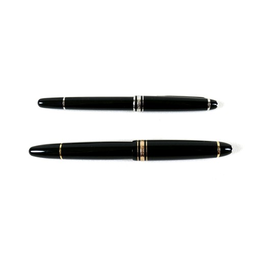 119 - A Montblanc Meisterstuck fountain pen, with 4810 nib, 14.5cm long, together with a Montblanc Meister... 