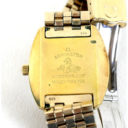 102 - An Omega Seamaster Cosmic Automatic gold plated gentleman's wristwatch, circa 1970s, ref. 166022-TOO... 