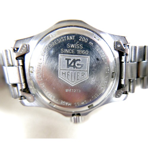 99 - A Tag Heuer Professional 200m stainless steel cased gentleman's wristwatch, model WK1213, circa 1997... 