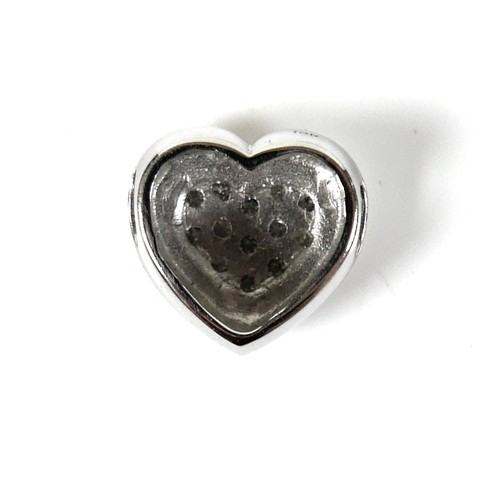 174 - Two diamond set pendants, one 18k white gold in the form of a heart, set with thirteen round cut dia... 