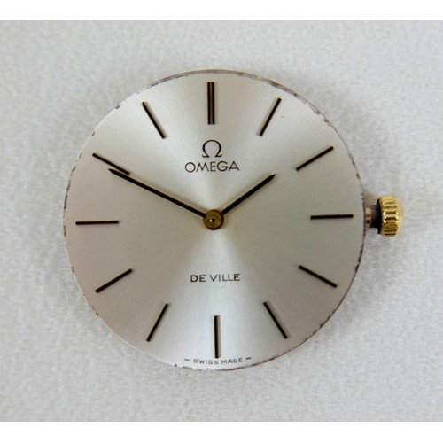 179 - An Omega De Ville 9ct gold cased gentleman's wristwatch, circa 1980s, on Omega leather strap, case 3... 