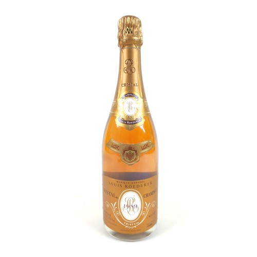 27 - Vintage Champagne: a bottle of Louis Roederer Cristal Brut Champagne, 1989.