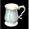 A George III silver tankard, with later inscription 'Margaret Fenwick from her Godmother Isabel Clay... 
