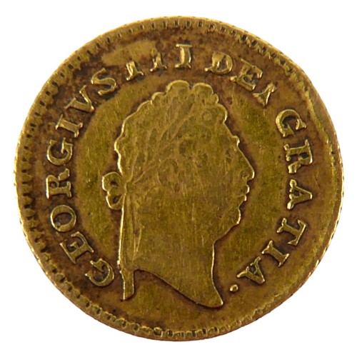 83 - A George III gold third guinea, 1798, obverse with laureate portrait of King George III right, rever... 