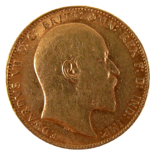 99 - An Edward VII gold sovereign, 1909.