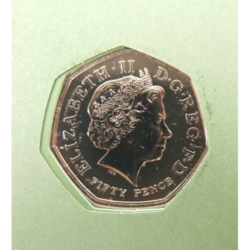 91 - A rare Royal Mint 2009 Kew Gardens 250th Anniversary 50 pence coin first day cover, No 06079.