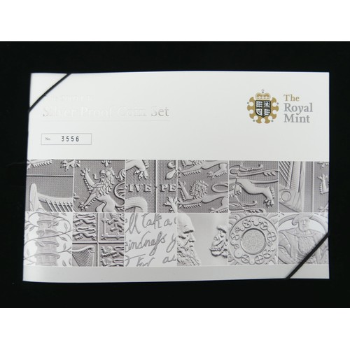 94 - A Royal Mint 2009 Silver Proof twelve coin set, no 3556, including a rare 2009 Kew Gardens 250th Ann... 