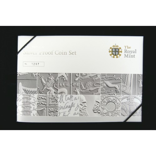 87 - A Royal Mint 2009 Silver Proof twelve coin set, no 1297, including a rare 2009 Kew Gardens 250th Ann... 