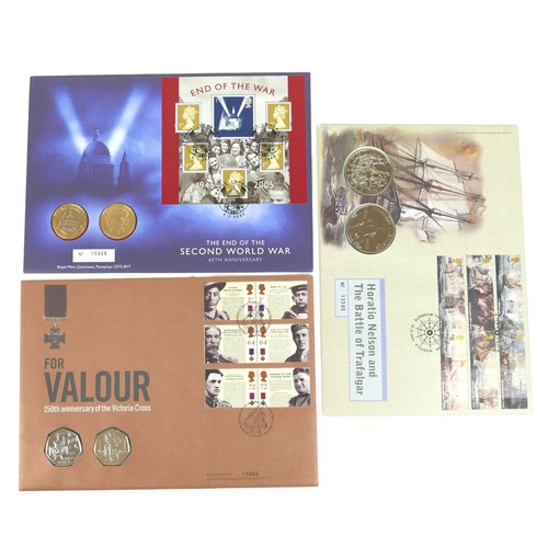 85 - A collection of twenty Royal Mail / Royal Mint Numismatic Philatelic Numismatic Covers, including a ... 