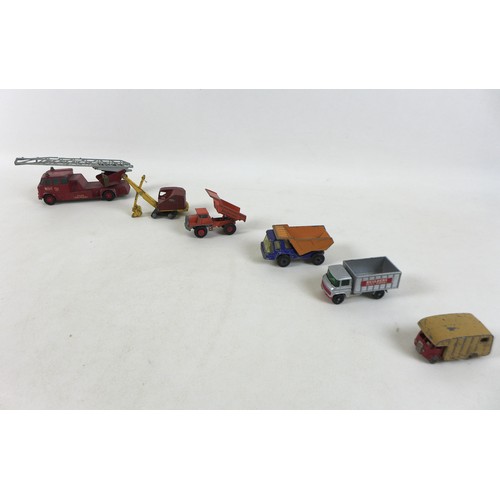 264 - An interesting collection of vintage toys and die-cast vehicles including a damaged Tri-ang minic Ja... 