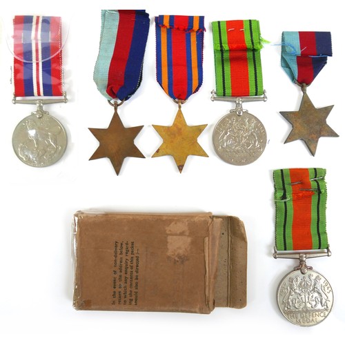 276 - Six WWII medals, including two Defence medals. (6)